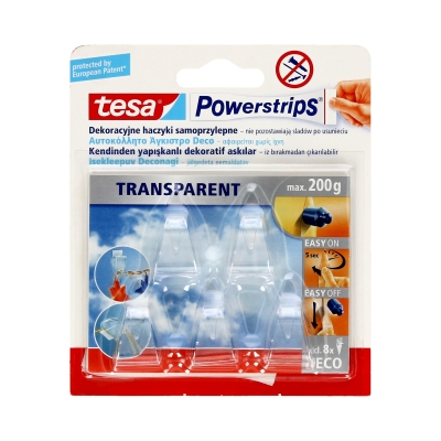 Haczyki samoprzylepne Powerstrips Tesa (8)