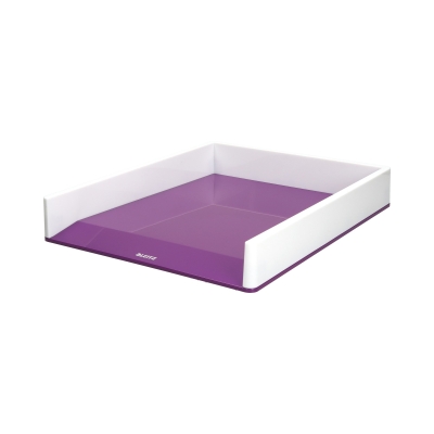 Półka dokumenty A4 biało/fioletowa Wow Leitz