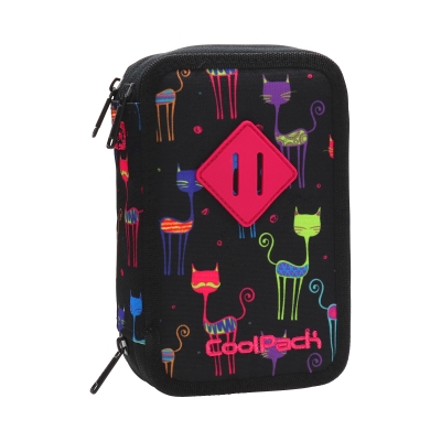 Piórnik CoolPack potrójny z wyposażeniem Cats Jumper 3 B67046