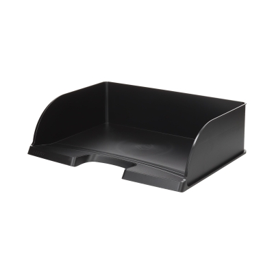 Półka dokumenty A4/długi bok czarna Plus Jumbo Leitz