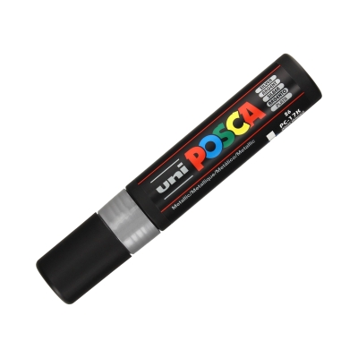 Marker plakatowy 15mm srebrny prostokątny Posca PC-17K