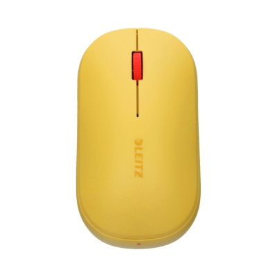 Mysz bezprzewodowa żółta Ergo Cosy Leitz