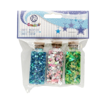 Confetti buteleczki 3x10g Mroźny dzień Astra 335121007