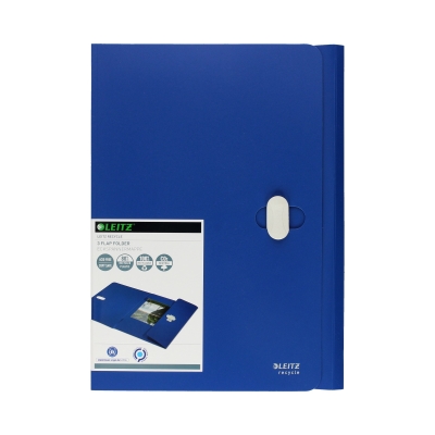 Teczka klip A4 niebieska zamykana Recycle Leitz