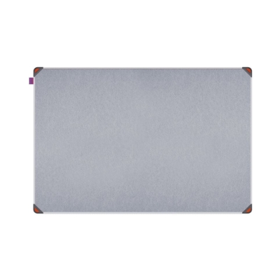 Tablica filcowa 90x60 ALU EDGE popielata MemoBe IDEA