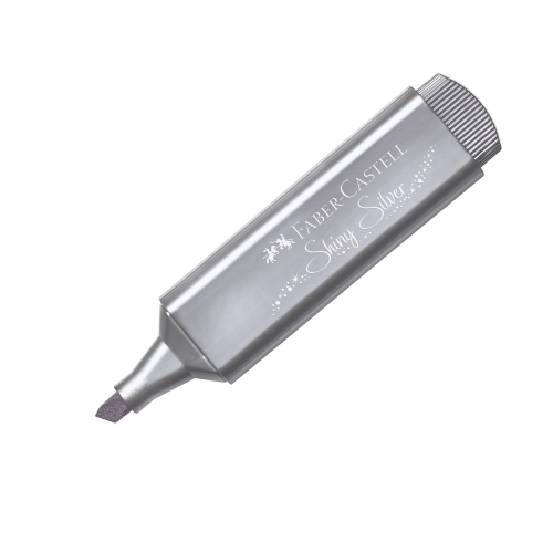 Zakreślacz srebrny metalik Faber-Castell FC154661