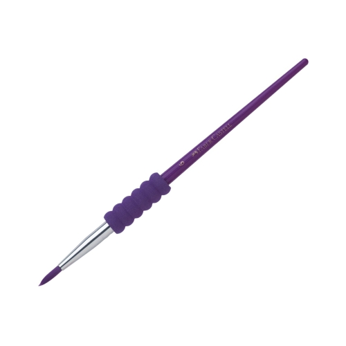 Pędzelki szkolne miękki uchywt - 4szt. Faber-Castell