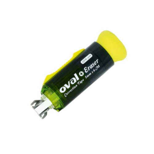 Korektor taśma 5mmx6m z gumką + wkład QDR-506 Oval