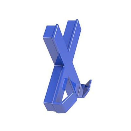 Magnes tablic 90x90 XL niebieski Dahle krzyżyk