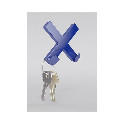 Magnes tablic 90x90 XL niebieski Dahle krzyżyk