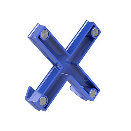 Magnes tablic 90x90 XL niebieski Dahle krzyżyk