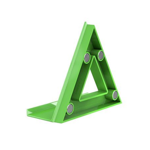 Magnes tablic 75x75 XL zielony Dahle trójkąt
