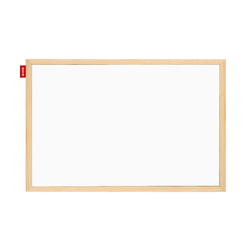 Tablica suchościeralno-magnetyczna 90x60 drewno MEMOBE