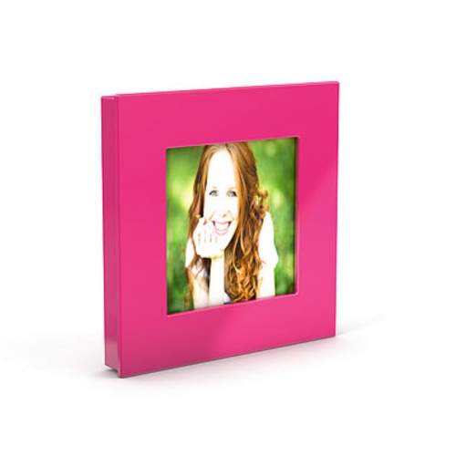 Magnes tablic 75x75 XL różowy Dahle kwadrat