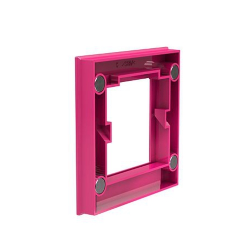 Magnes tablic 75x75 XL różowy Dahle kwadrat