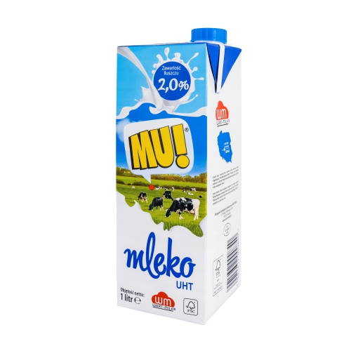 Mleko UHT 1l 2% MU!