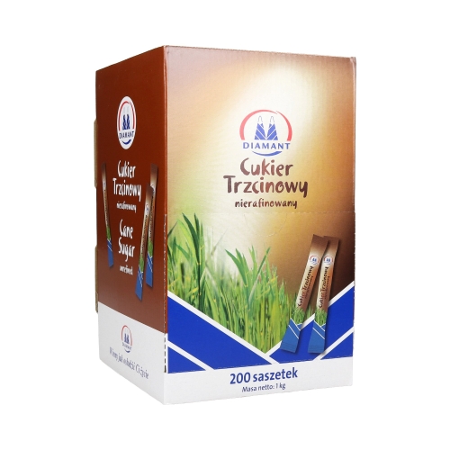 Cukier saszetka 5g trzcinowy (200)