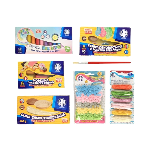 Zestaw szkolny plastyczny Kreatywne Chwile Astra 601120001