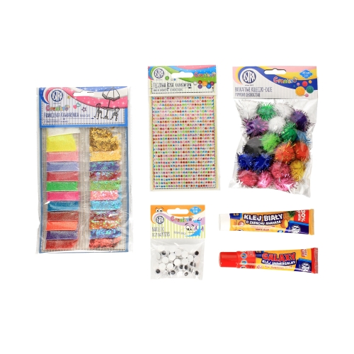 Zestaw szkolny plastyczny Kreatywne Chwile Astra 601120001
