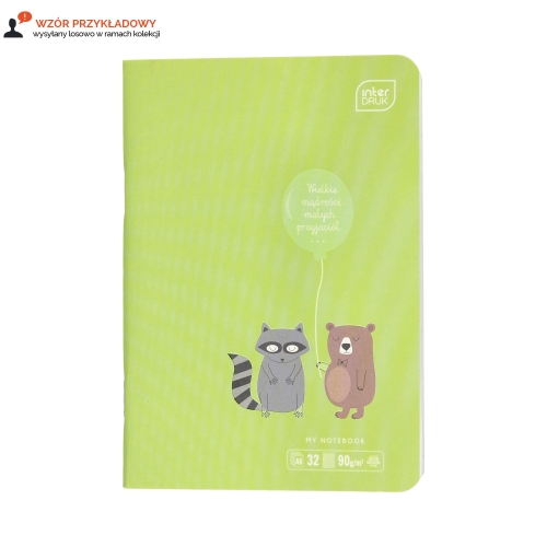 Zeszyt A6/32 kratka poddruk Friends Interdruk