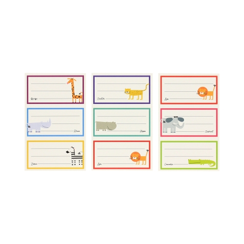 Naklejki na zeszyt BeBe Kids - 9szt. Interdruk