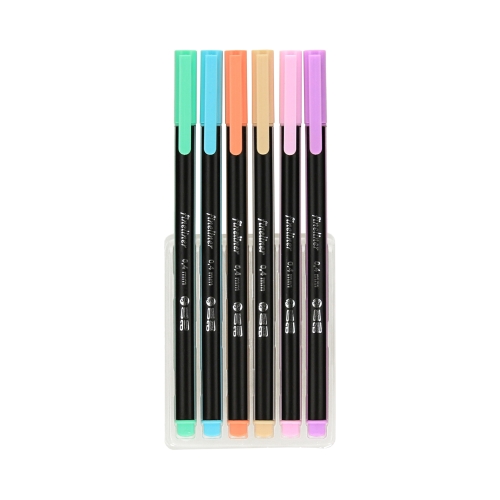 Cienkopis 0.4mm 6kol pastel Memobe MC101-99-06