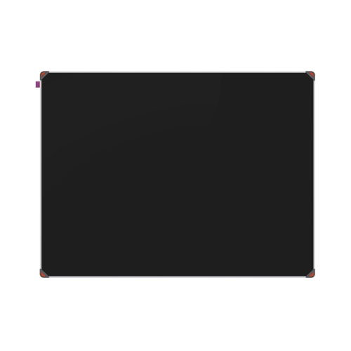 Tablica kredowa magnetyczna 120x90 ALU EDGE czarna MemoBe IDEA