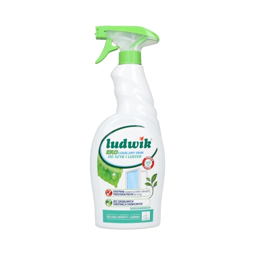 Płyn okna spray zielona herbata 750ml Ludwik EKO
