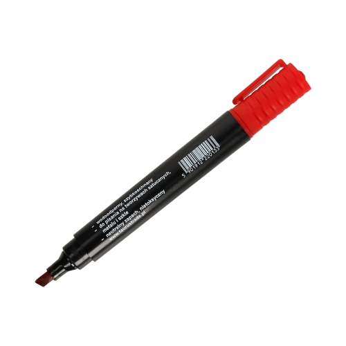 Marker permanentny 1.0-5.0mm czerwony ścięty Taurus TMP-02