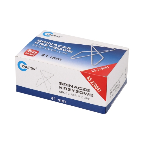Spinacz 41 krzyżowy (50) Taurus