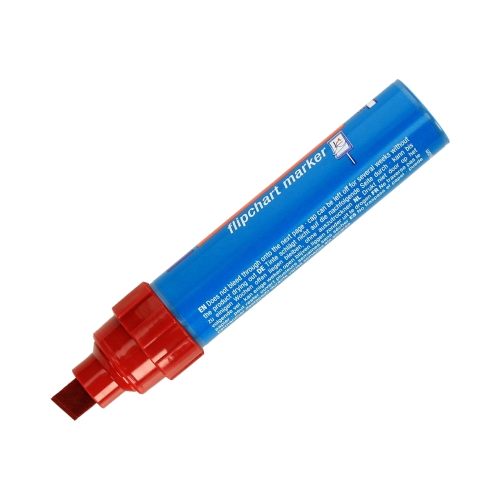 Marker flipchart 4.0-12mm czerwony ścięty Edding 388