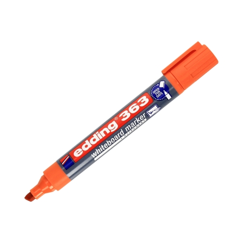 Marker do tablic 1.0-5.0mm pomarańczowy ścięty Edding 363