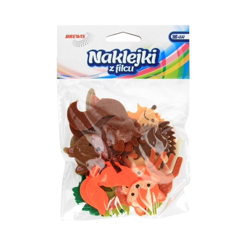 Naklejka filc Jesień Brewis - 35szt. FVC07