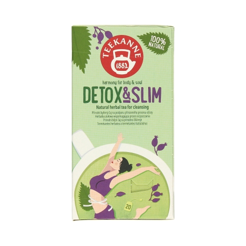 Herbata ekspresowa ziołowa Detox&Slim Teekanne 20kop
