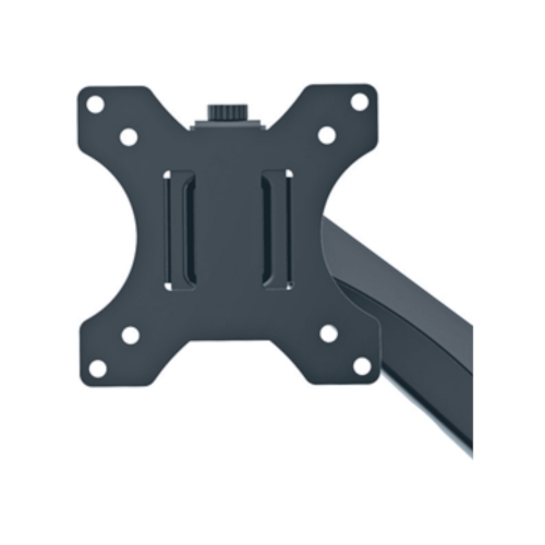 Ramię do monitora podwójne ciemnoszare Ergo Leitz