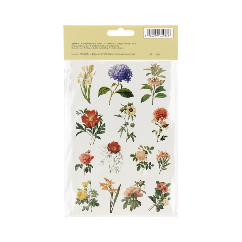Naklejki ozdobne 120x180mm Letnie Kwiaty (4)