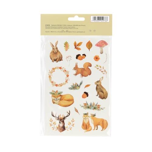 Naklejki ozdobne 120x180mm Jesienny Czas (4)