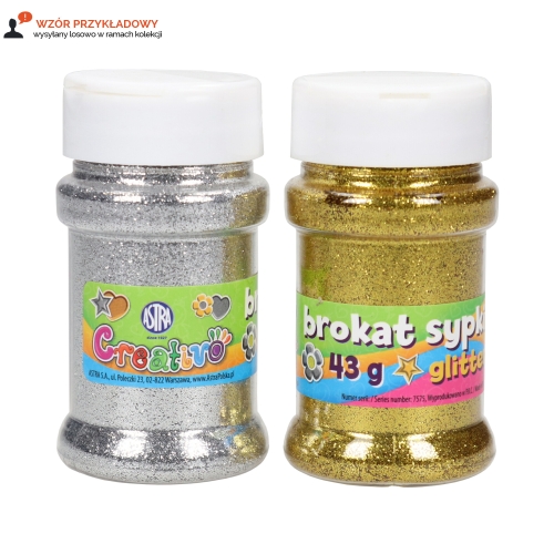 Brokat 43g złoty lub srebrny Astra 335117008