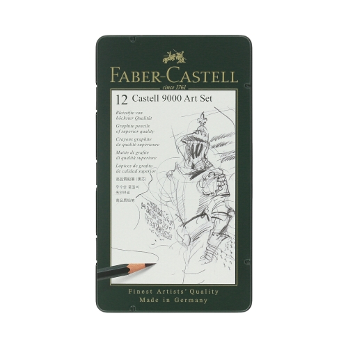 Ołówki do szkicowania - zestaw 12szt. Castell 9000 Art Set Faber-Castell FC119065