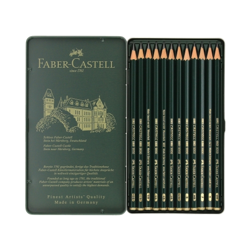 Ołówki do szkicowania - zestaw 12szt. Castell 9000 Art Set Faber-Castell FC119065