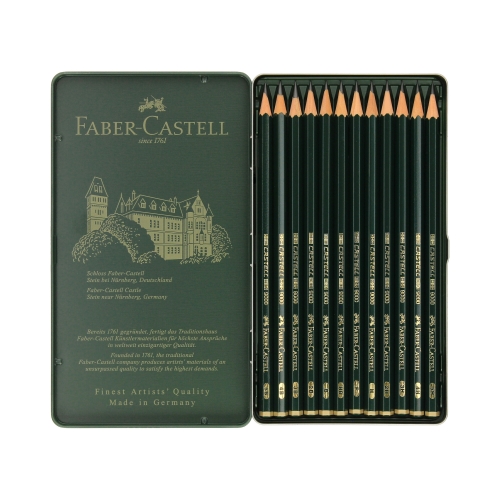 Ołówki do szkicowania - zestaw 12szt. Castell 9000 Design Set Faber-Castell FC119064