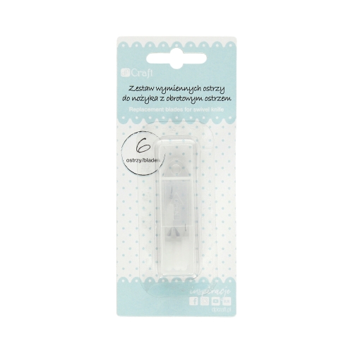 Zestaw ostrzy wymiennych do nożyka obrotowego (6)