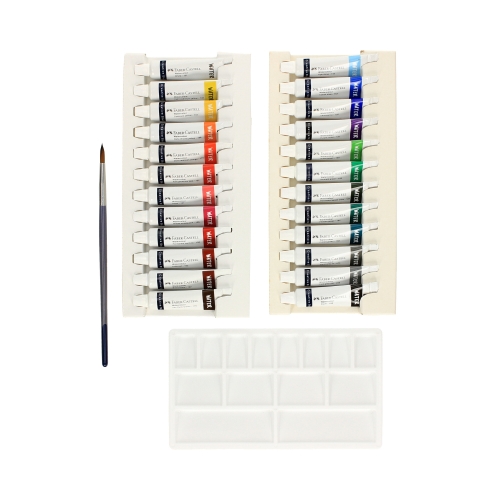 Farba akwarelowa 24kol tubka Faber-Castell FC169624