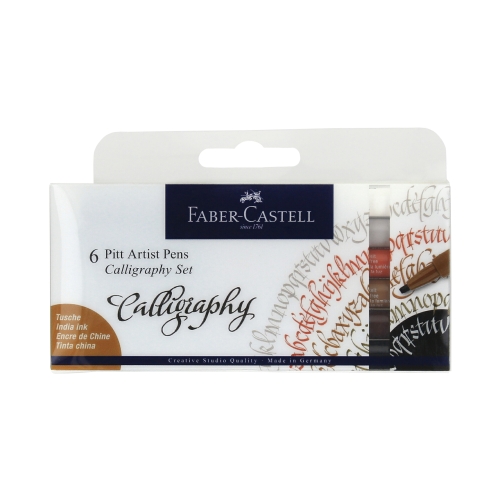 Zestaw do kaligrafii 6szt. Pitt Artist Faber-Castell 167506FC