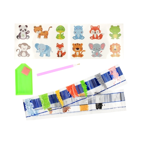 Haft diamentowy naklejki Zwierzęta