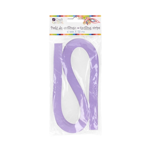Paski do quillingu 6mm fioletowe (100)
