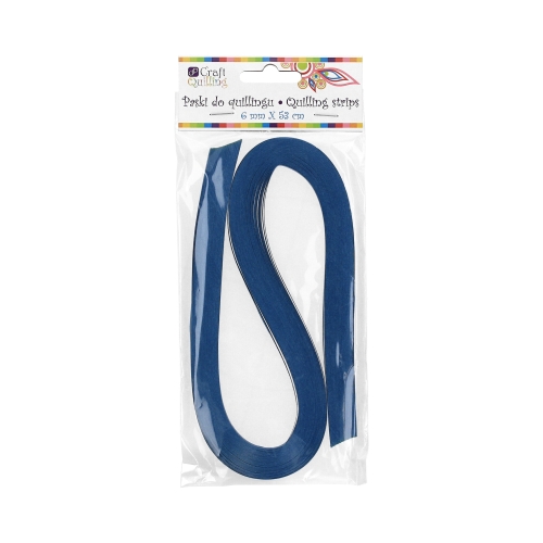 Paski do quillingu 6mm niebieskie (100)