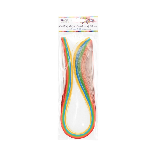 Paski do quillingu 3mm tęczowe (100)