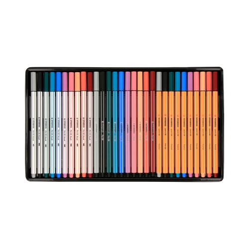 Cienkopisy i flamastry 30szt. Stabilo Arty Creative Set 87-3432