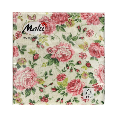 Serwetki 33x33 3w Rose Fabric 032001 (20)